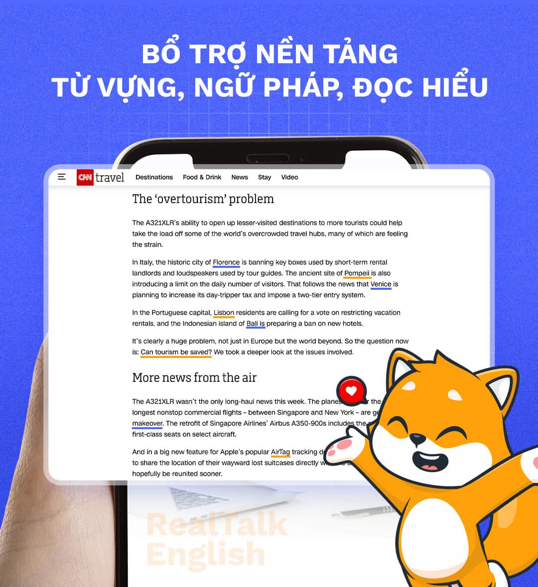 XÂY DỰNG NỀN TẢNG TỪ VỰNG, NGỮ PHÁP, ĐỌC HIỂU CHẮC CHẮN